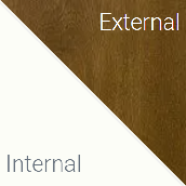 Golden Oak Smooth White