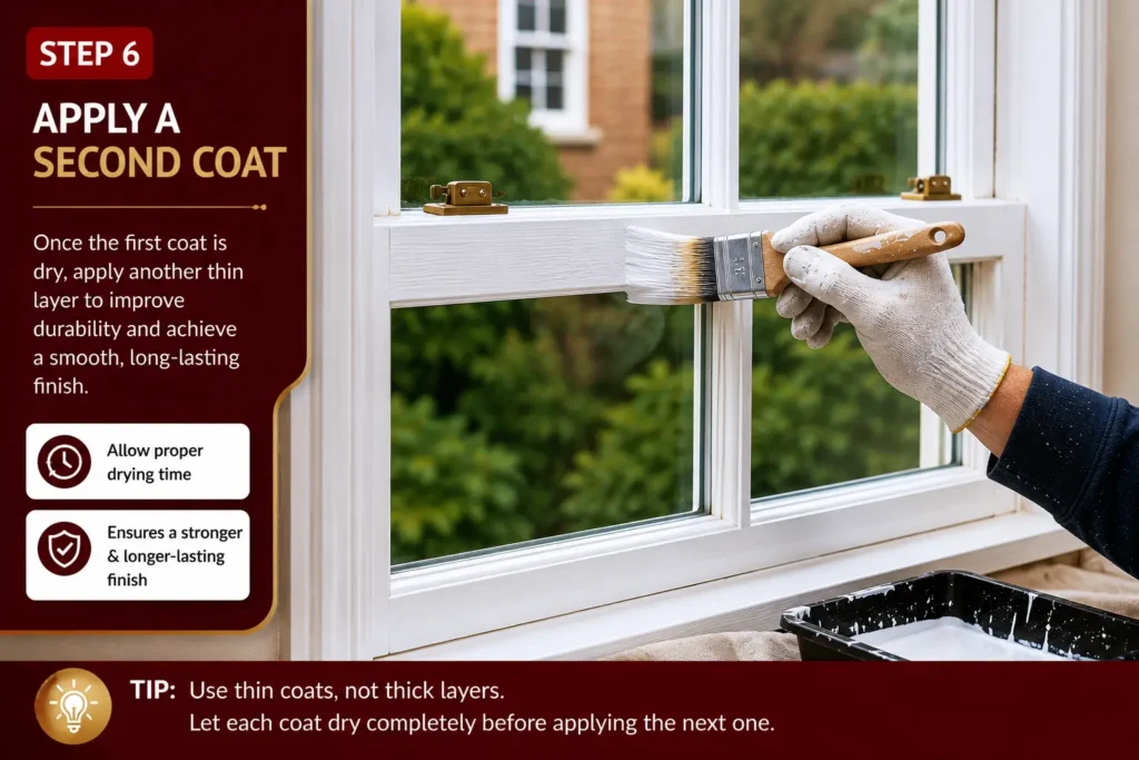 do a second paint coat